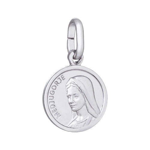 Stříbrný přívěšek medailka Panna Maria medžugorská