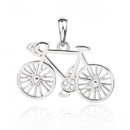 Stříbrný přívěšek kolo, bez kamenů, lesklý