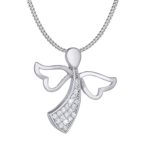 Stříbrný náhrdelník anděl Gabriel