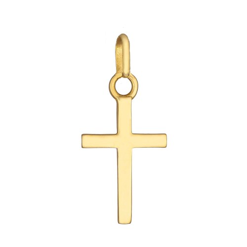 Zlatý přívěšek křížek Ivošek – 14 mm
